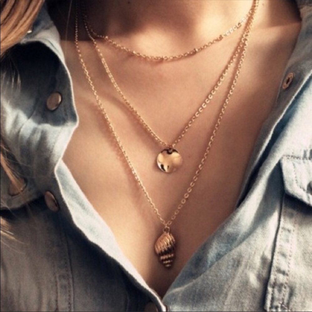 🌊 Tiered Seashell Necklace 🌊